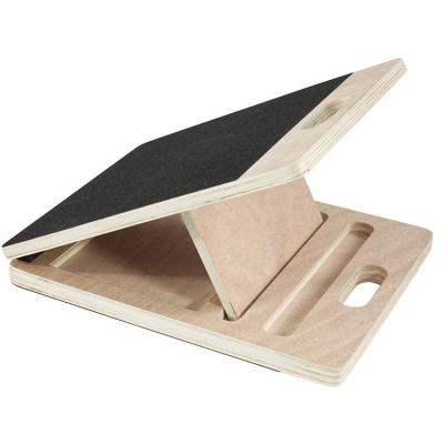 China Durable Hot Sale Rich Fitness Professional Wooden Calf Stretch Touch Slope Adjustable Slope Board for sale