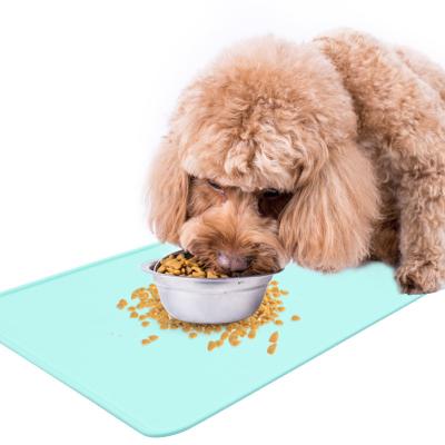 China Custom Made High Quality Sustainable Pet Product Silicon Pet Bowl Silicon Pet Mat For Cat Dog for sale