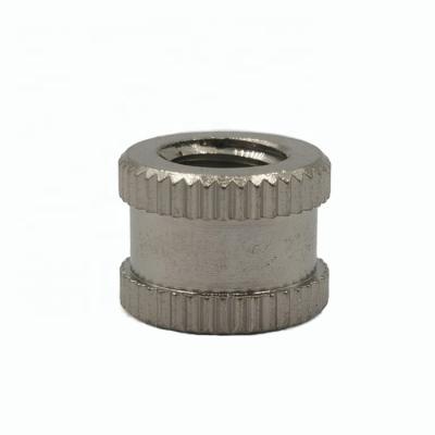 China High Precision Stainless Steel Small Rivet Brass Nut Turning Machining Forging Parts Round Knurled Bolt & Nut for sale