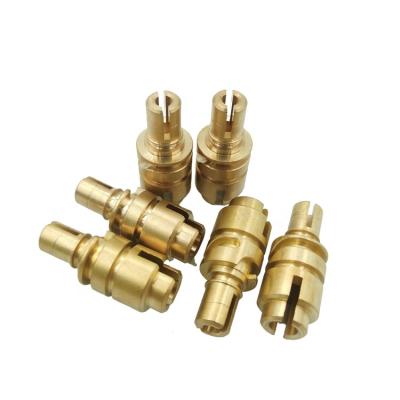 China Customized Brass CNC Machining Machined Parts Brass Copper Durable Gas Stove Milling Turning Rotating Brass Knobs for sale