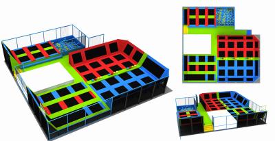 China 376M2 Trampoline Park Equipment Commercial Indoor Gymnastic Trampoline for sale