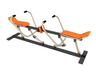 China Outdoor Fitness Equipment Double Rowing Machine for Adult in Gym Exercise for sale