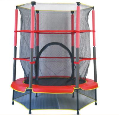 China China Supply 55 Inch Kids & Adults Jumping Center Small Body Building Fitness Trampoline with Enclosure for sale