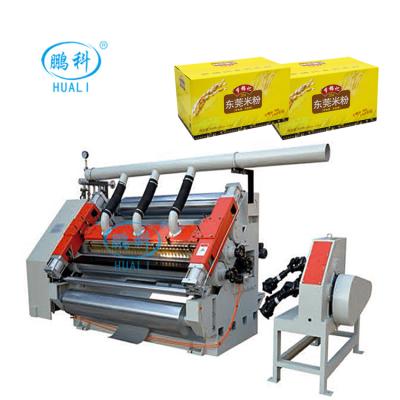 China factory corrugated paper making machine single slap creasing line for sale