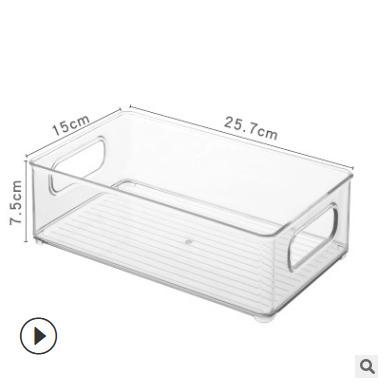 China FREEZER 15*25.7*7.5cm Plastic Storage Bin for Kitchen, Fridge, Freezer, Pantry, and Cabinet Organization BPA Free for sale