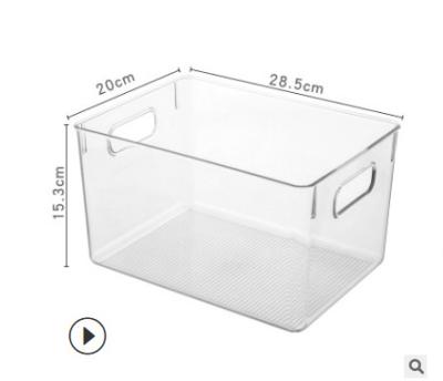 China FREEZER 15.*20*28.5cm Plastic Storage Bin For Kitchen, Fridge, Freezer, Pantry, And Cabinet Organization BPA Free for sale