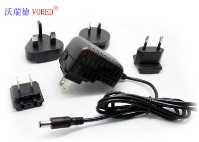 China 5V 2A  Interchangeable Power Supply Wall Mount Type Low Ripple Noise for sale