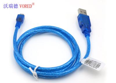 China Cable USB de datos del USB 2,0 para el teléfono/los discos duros elegantes Commector niquelado en venta