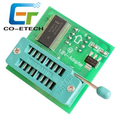 China | 1.8V adapter for W25 MX25 motherboard SOP8 to DIP8 SPI flash programmer for sale