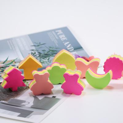 China Self Adhesive Multi Colored Decorative Unique Different Cute Shaped Cute Sticky Marker for sale