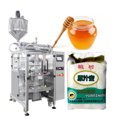 China Food Reasonable Price Bee Honey Sachet Filling Packaging Weigh Filler Sauce Packaging Machine for sale