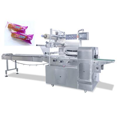 China Veagoo Servo Driven Automatic Food Bakery, Food, Biscuit, Bread Pillow Bag Packing Machine for sale