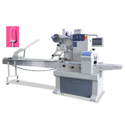 China VT-160 Food Stick Ice Cream Packing Machine Servo Driven Horizontal Popsicle Packaging Machine Price for sale