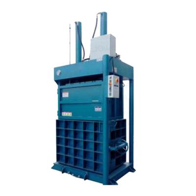 China Garbage PET Bottle Baler Pressing And Wrapping Vertical Hydraulic Plastic Press Machine for sale