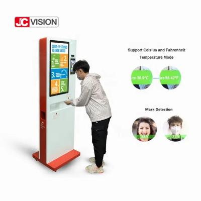 China Dispensador automático Máquina de quiosque de autoatendimento para 1000 ml Drip Gel Spray Sanitizer à venda