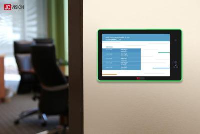 中国 10.1インチPOEの会議室のIPS WiFiの人間の特徴をもつ会議室のスケジューラーを表示画面 販売のため