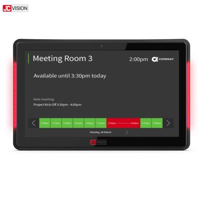 China La visualización de la sala de reunión de JCVISION pantalla la señalización de Digitaces de la sala de reunión de NFC 10.1Inch en venta