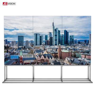 中国 55inch 3x3の継ぎ目が無いモニターの壁の台紙ブラケットLCD接続スクリーンのビデオ壁 販売のため