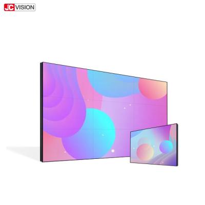 China Monitor video fino estupendo de la pared 2x2, señalización montada en la pared de Digitaces del centro comercial de 4K LCD en venta