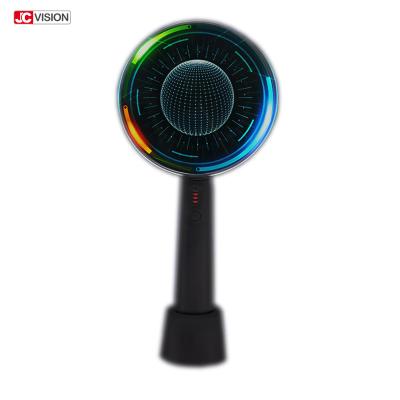 China Hand 3D Holographic Display 10cm  3D LED Hologram Fan Display Floating Image for sale