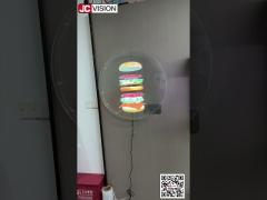 JCVision 3D LED Hologram Fan