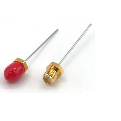 China RF SMA female connector with .034. .047 semi-rigid cable for sale