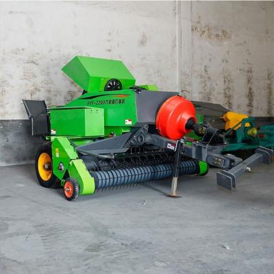 China Corn Straw Square Baler Self-Powered Baler Hay Rice Wheat Straw Hay Baler Powered Small Square Hydraulic Baler for sale