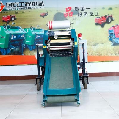 China Bale Hay Rice Wheat Straw Silage Hay Balers Silage Baler Machine Price Mounted Mini Small Self-Powered Rice Silage Baler for sale