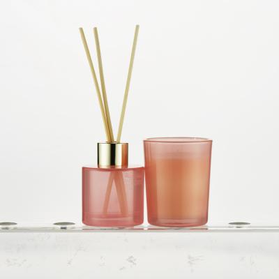 China Best Selling Quality Eco - Friendly Recyclable Aroma Bottles Columnar Essential Glass Reed Diffuser Bottle for sale