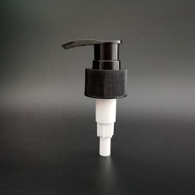 China Non Spill YUYAO 24/28 Size Fine Crimp Matte Silver 410 UV Lotion Pump For Bottles for sale