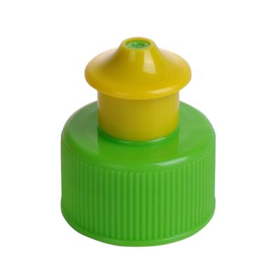 China White Plastic Cap Screw 28 Factory Child Safe 410 Sports Hat Pull Push for sale