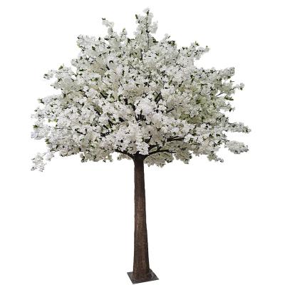 China Outdoor Indoor Decoration Artificial Trees For Decoration Cherry Blossom Indoor Wedding Plastic Artificial Tree for sale