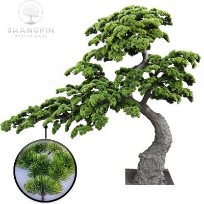 China Minimalist Plastic Artificial Needle Pine With UV Resistant for sale