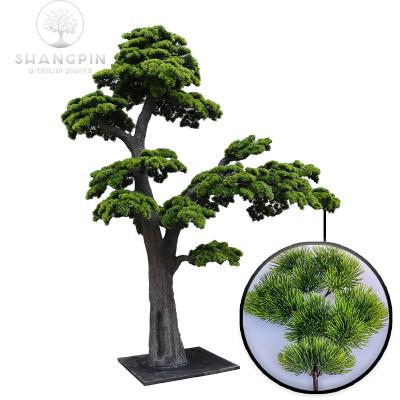 China Small minimalist artificial pine tree from Japan with green leaf for sale