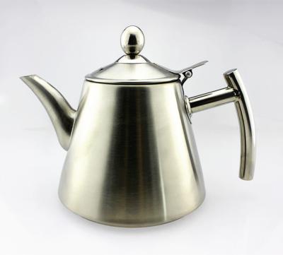 China Hot sale in amazon environmental stainless steel tea pot coffee kettle for sale