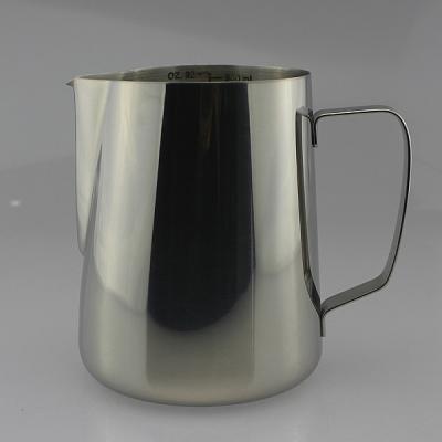 China 2017 Brand new Comfortable design household elegant stainless steel coffee milk jug for sale