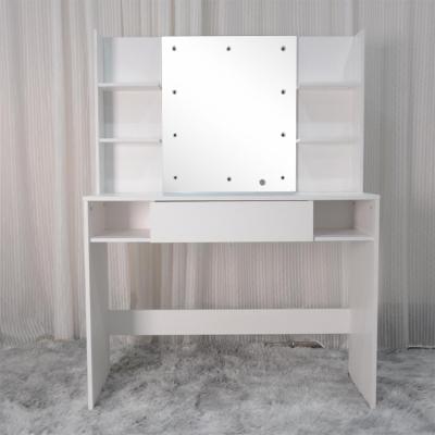 China Dressing Table Makeup Designs Wooden White Dresser Dressing Table (Other) Home Furniture Adjustable for sale