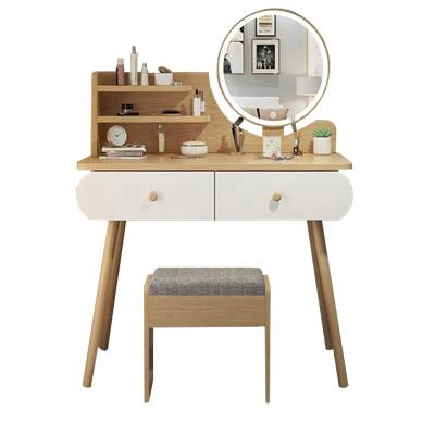 China Freestanding Design Bedroom Furniture Modern White Dressing Table With Drawers Led Lightweight Dressing Table Dressers for sale