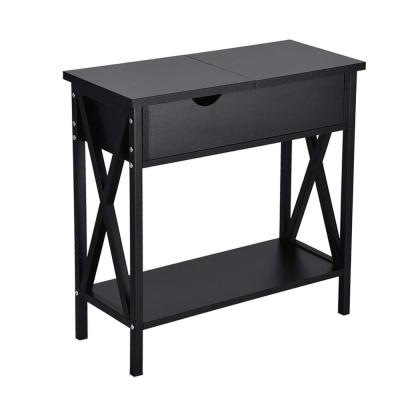 China High Quality New Arrival Modern Luxury Folding Console Table Top Wood Top for sale