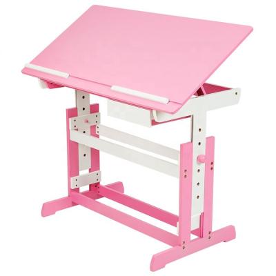 China Modern Children's Desk Height-Adjustable Children's Workbench Study Table Children's Interactive Table for sale