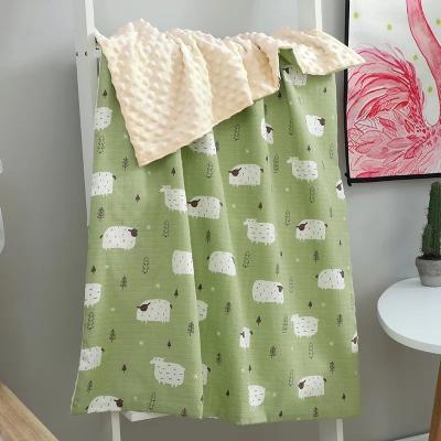 China Wholesale Sustainable Infant Comfort Sleeping Muslin Baby Blanket Security Blankets for sale