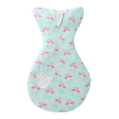 China Cotton Printing Breathable Customizable Zipper Wrap Infant Sleep Bag Baby Sleeping Bag for sale