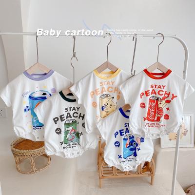 China Comfotable Various New Design Cartoon Styles Baby Rompers Clothes For Infant Baby Boy for sale