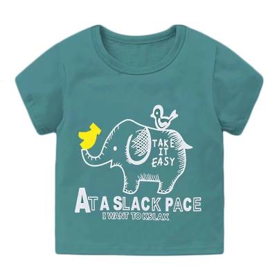 China In-stock Items Breathable Crewneck Kids Outerwear Baby Boy T-shirt Kids T-shirts For Boys for sale