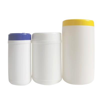 China Disposable Dry And Wet Polyester And Squishy Spunlace Cleaning Cloths Wood Pulp Cleaning Roll And In Plastic Canister for sale