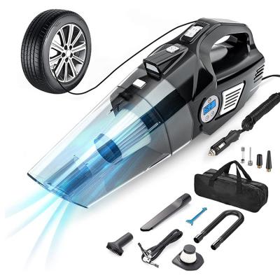 China Hot Selling 2022 New Product 4 in1 High Suction 12V Wet and Dry Cordless Car Handheld Vacuum Cleaner for sale