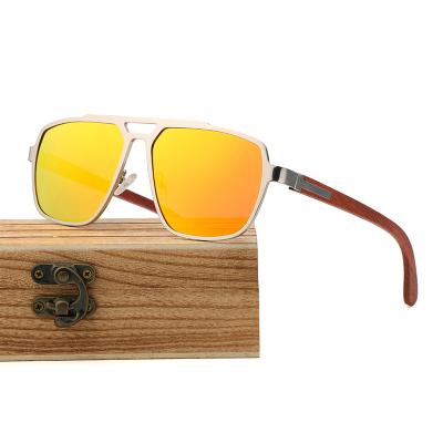 China High Quality Fashion Polarized Wooden Sunglasses For Men Women Zebra UV400 Sun Wood Polarized Lenses for sale