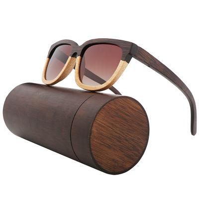 China Men Sunglasses Polarized Logo Male Polarized Bamboo Glasses For Customized 400 UV400 Bamboo Sun Glasses UV400 2021 for sale