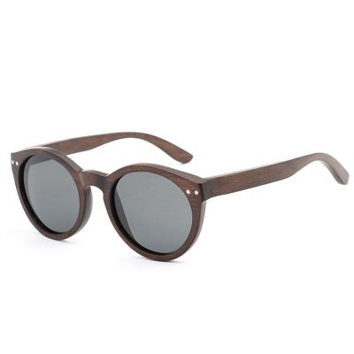 China Wooden Sunglasses 2022 Unisex Glass Sunglasses Fashion Women Men Custom Logo Handmade Wooden Frame Eco-Friendly for sale