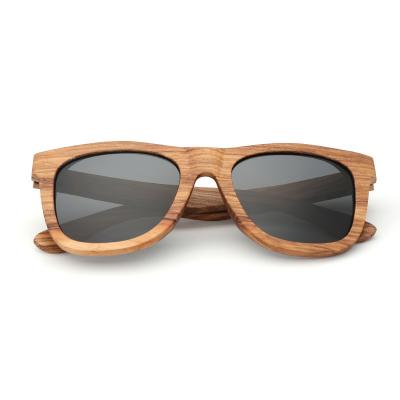 China 400 Style 100% UV Protection New River Zebra Light Blue River Zebra Wood View Polarized Logo Unisex Customizable Shades for sale